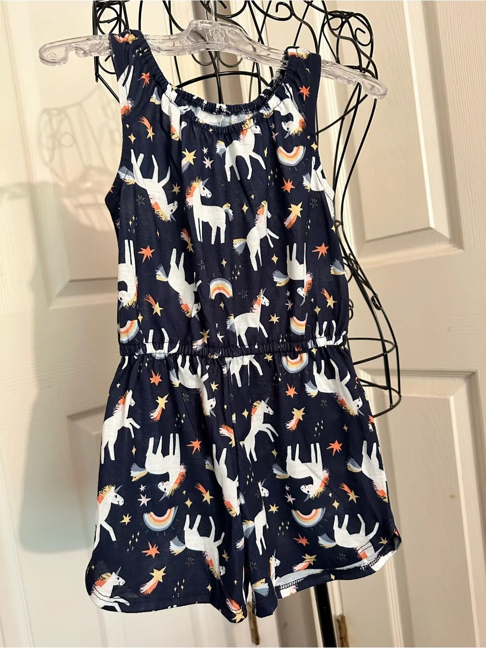 Girls Old Navy Unicorn Print Romper 4T